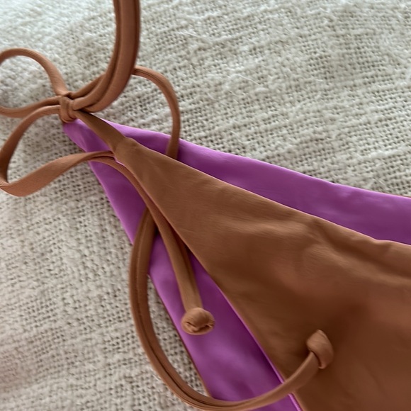 l*space dani color block bikini tie side bottoms - Picture 6 of 7